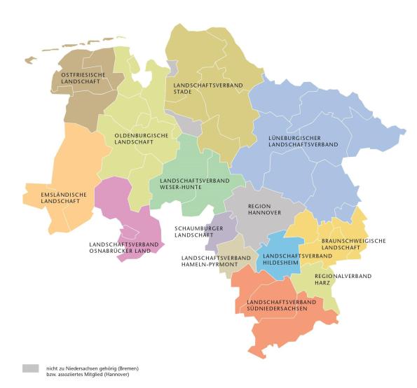 Moderne Landschaftsverbände