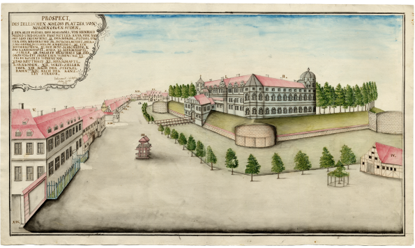 Das Celler Schloss, um 1760